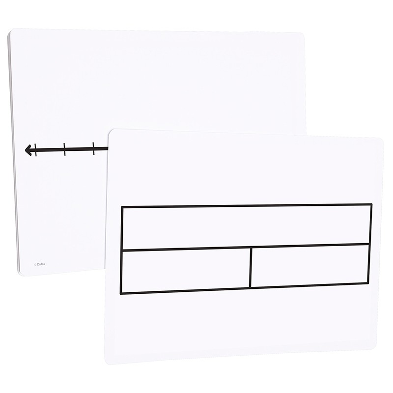 Write-On/Wipe-Off Part-Part-Whole/Number Line Mats, set of 10