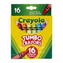 Jumbo Crayons 16 Colors
