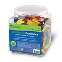 Double-Six Colored Dominoes in a Bucket Set of 168