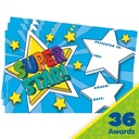 Super Star Recognition Award Pack of 36