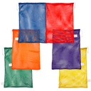 Assorted Color 24" x 48" Mesh Equipment Bags Pack of 6