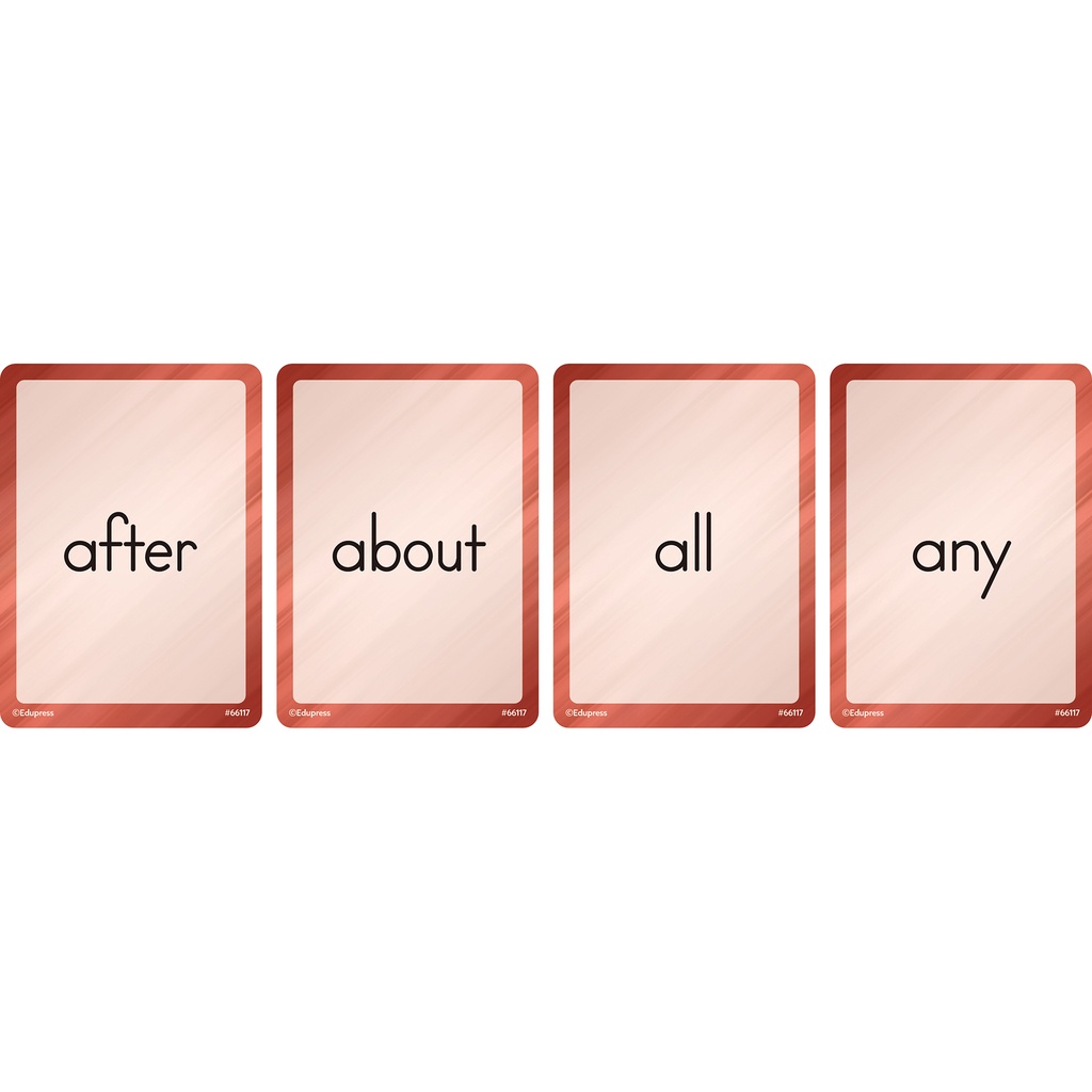 Four Score Card Game: Sight Words