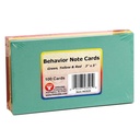 Assorted 3" x 5" Behavior Cards Pack of 100