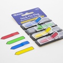 Neon Primary Color Printed Arrow Flags with Dispenser 25 ct 4 Pack