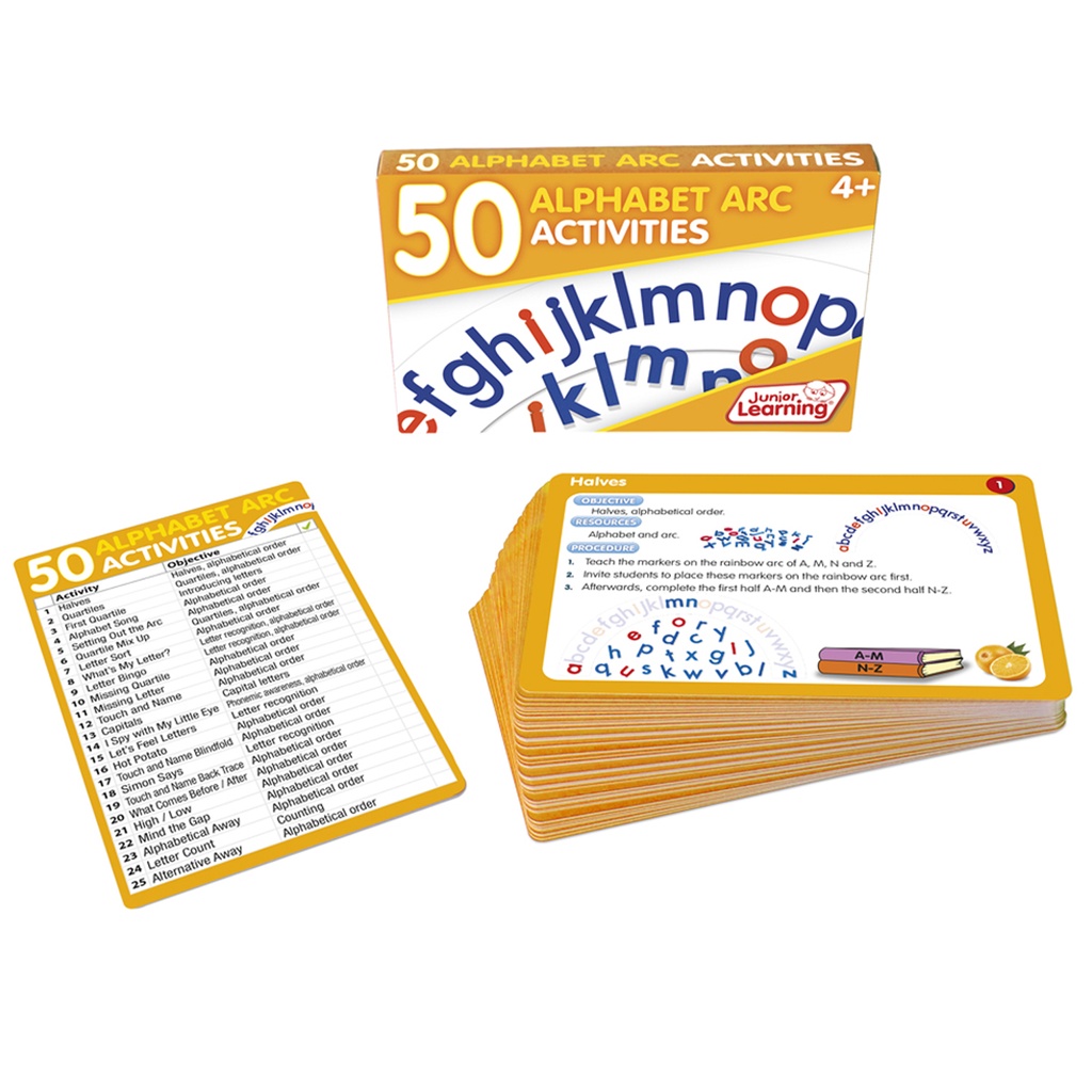 Language Arts Alphabet Arc Activity Cards