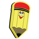 Pencil Magnetic Whiteboard Erasers 6ct