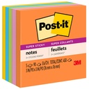Energy Boost Collection 3 in x 3 in Super Sticky Notes 10 Pads