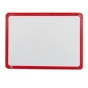 Four Color Plastic Framed Metal Whiteboards Set of 4