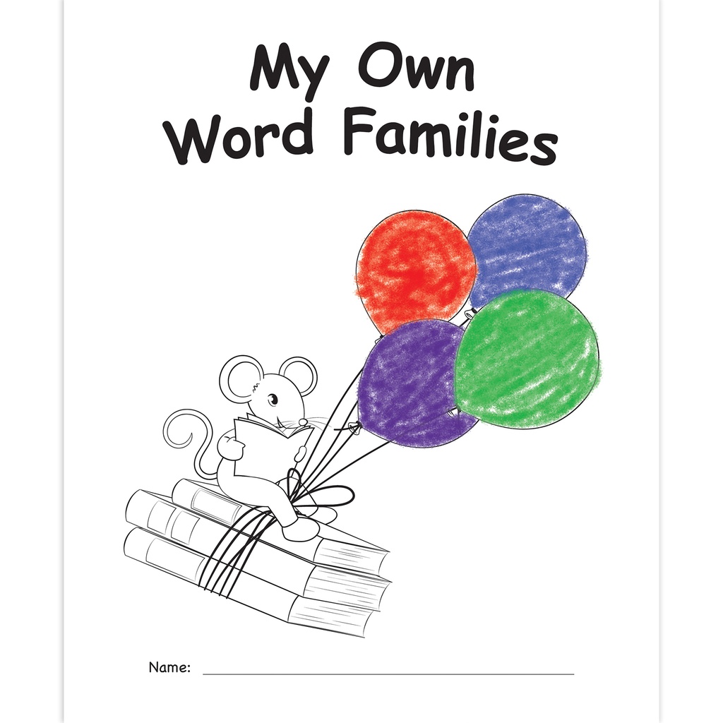 My Own Books: My Word Families Book 25 Pack