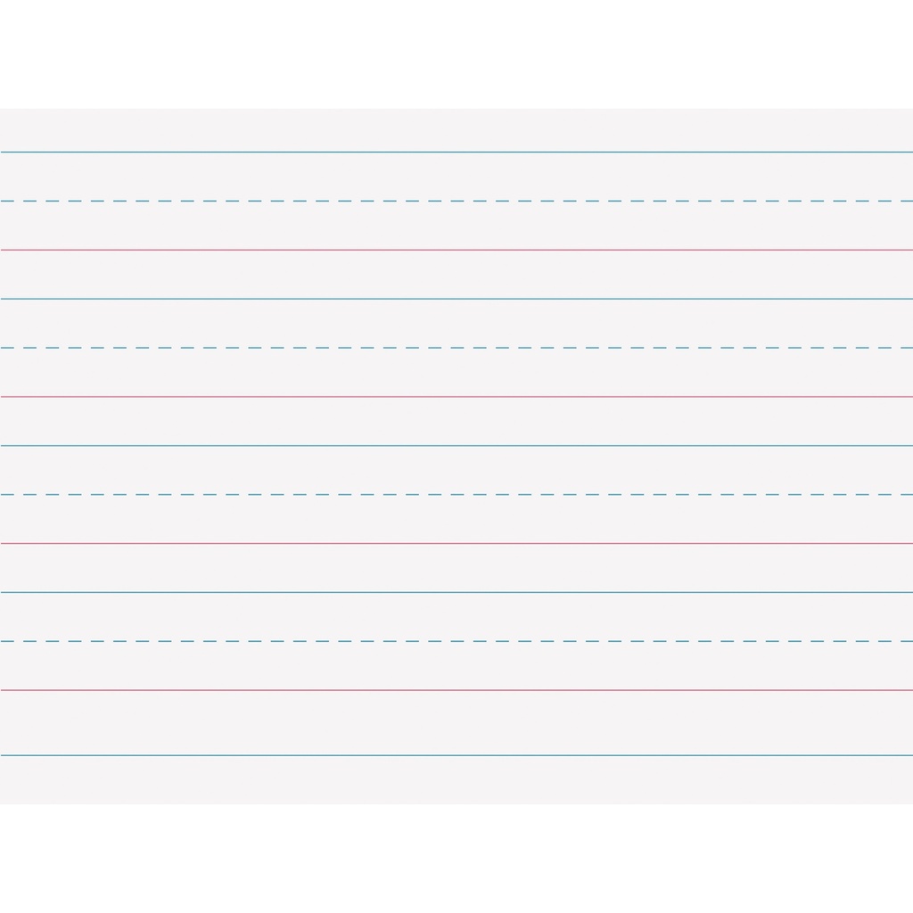 10 1/2" x 8" Zaner-Bloser Multi-Program 1 1/8" x 9/16" x 9/16" Ruled Long Handwriting Tablets Pack of 12