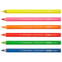 Neon Giant Colored Pencils 6 Colors
