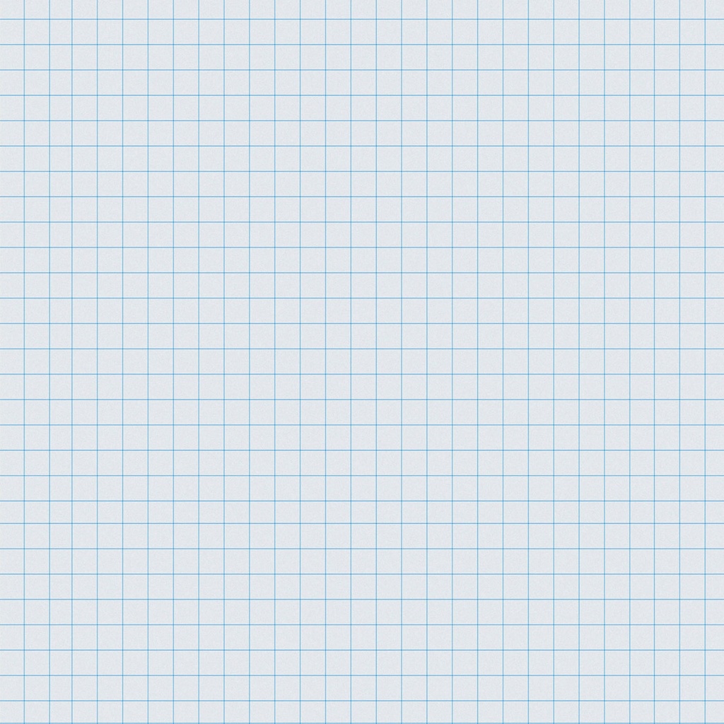 White 8 1/2" x 11" 1/4" Quadrille Ruled Graphing Paper 500 Sheets