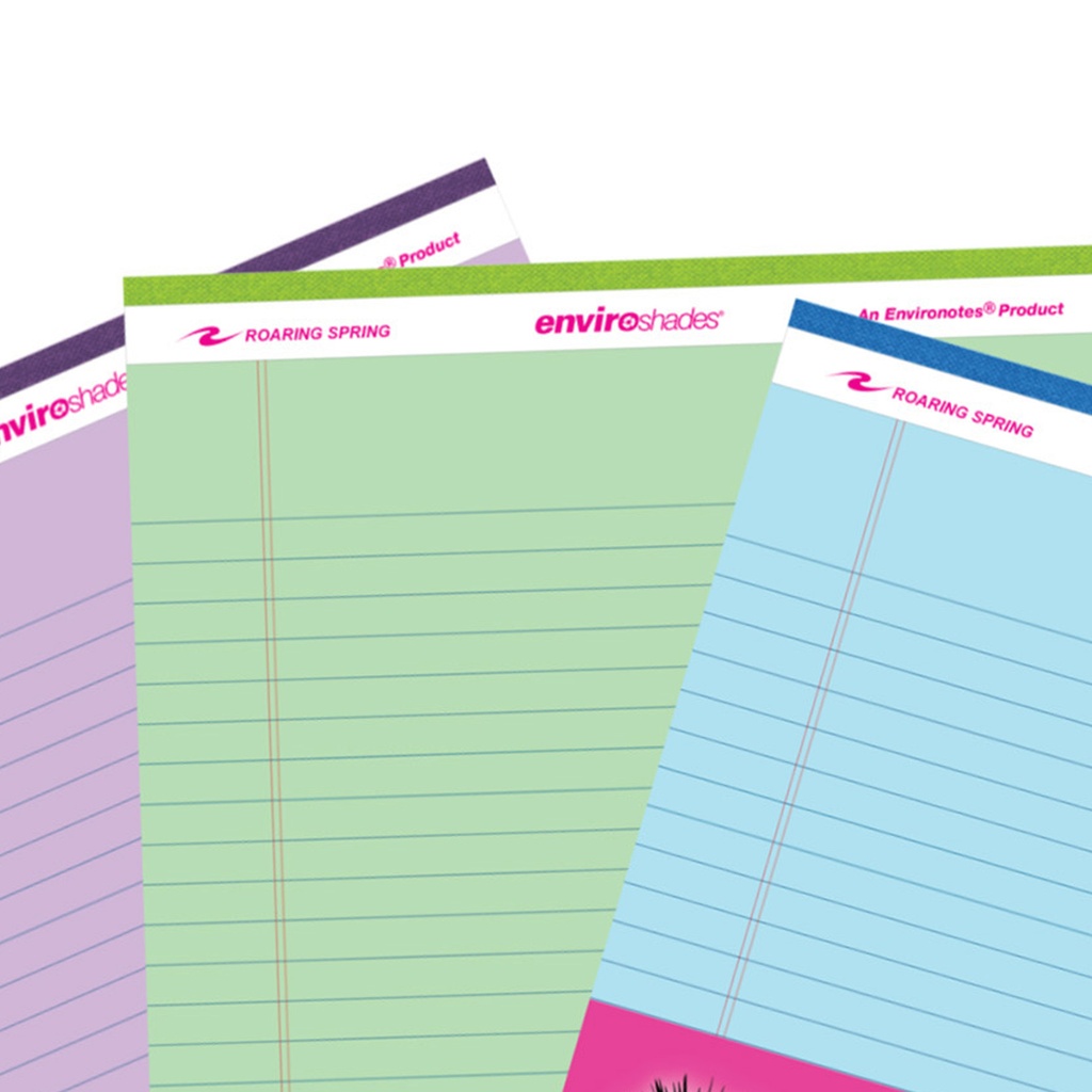 Assorted Standard Enviroshades Legal Pads 9ct