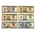 U.S. Dollars Math Die-Cut Magnets
