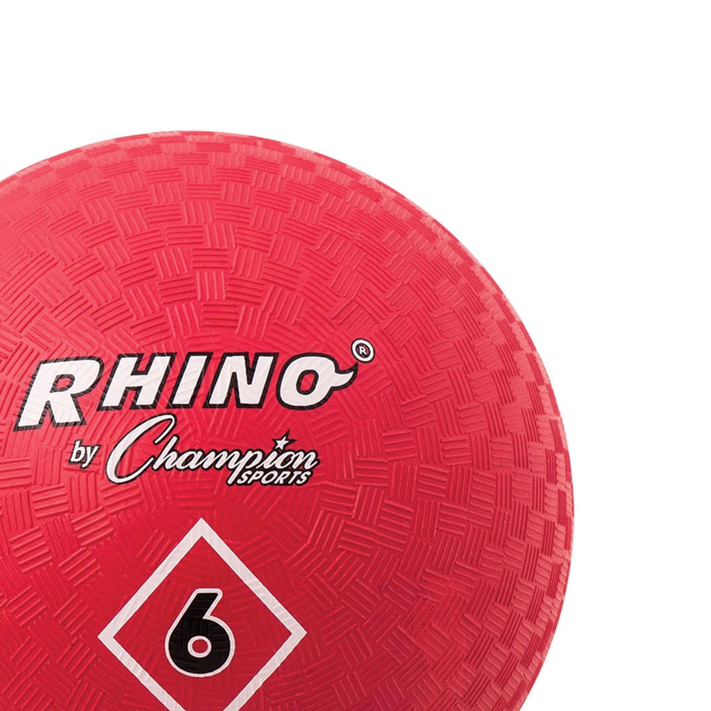 Red 6" Playground Balls Pack of 3