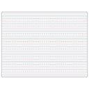 10 1/2" x 8" D'Nealian/Zaner-Bloser Multi-Program 5/8" x 5/16" x 5/16" Ruled Long Handwriting Tablets Pack of 12