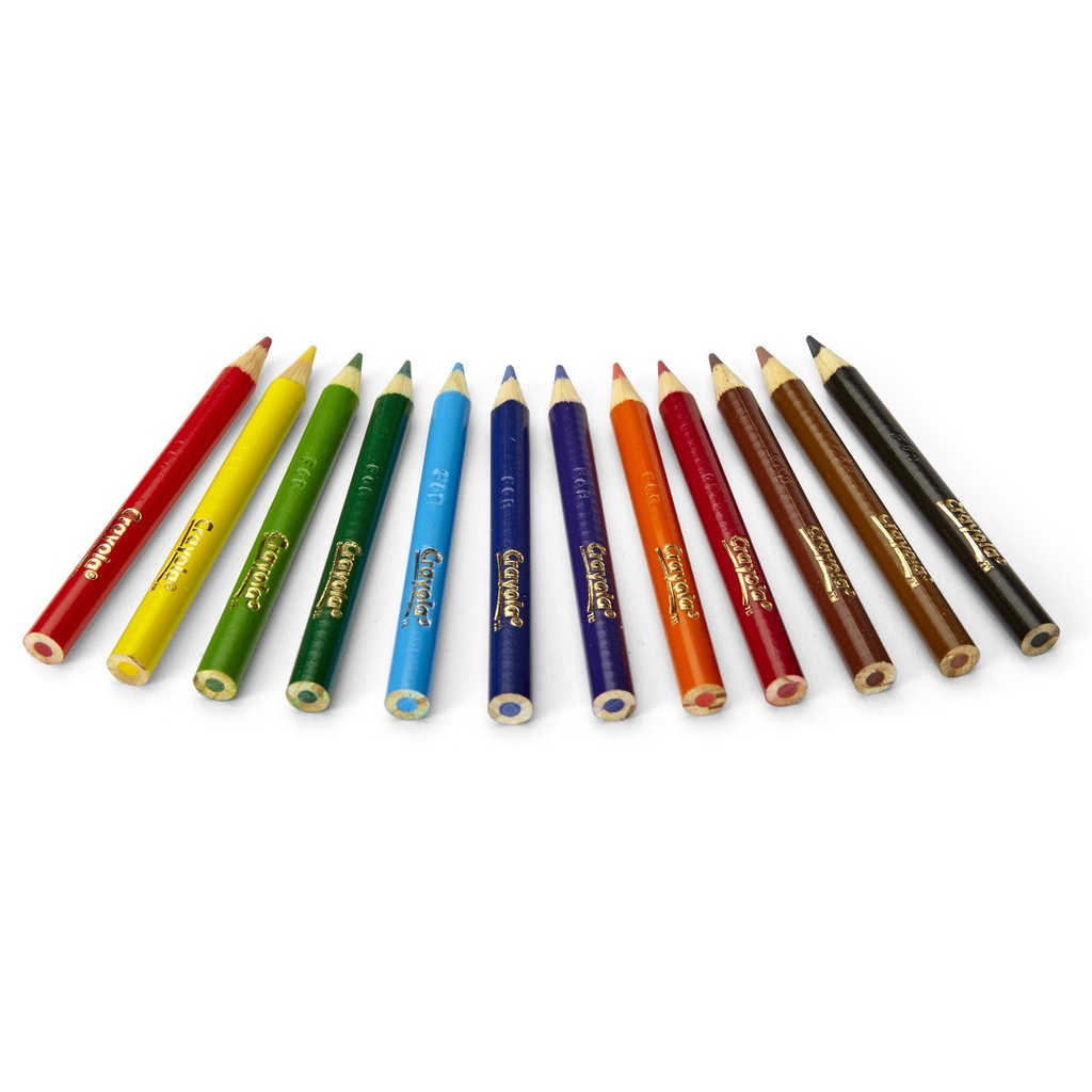 Short Colored Pencils  Pack of 12