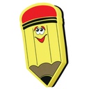 Pencil Magnetic Whiteboard Erasers 6ct