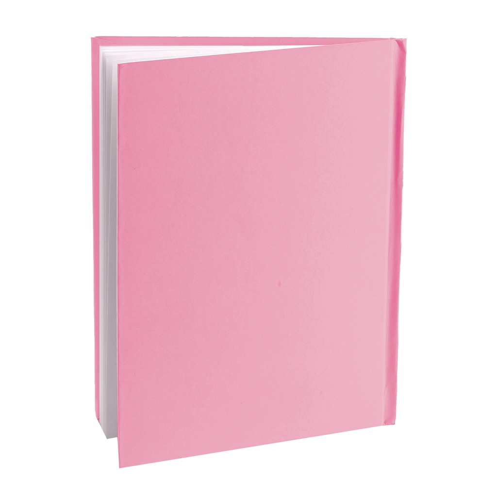 Pink Hardcover Blank Books  8.5" x 11" Portrait 6ct