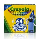 Regular Ultra-Clean Washable Crayons Pack of 64