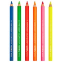 Neon Giant Colored Pencils 6 Colors