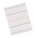 18" x 12" Picture Story 7/8" x 7/16" x 7/16" Ruled Long Newsprint Handwriting Paper 500 Sheets