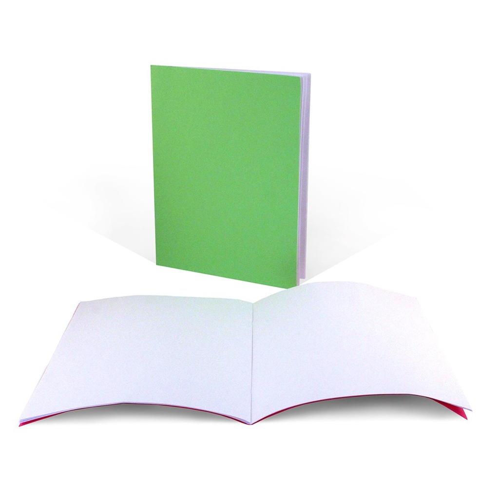6ct Bright Colors Blank Books 8.5" x 11"