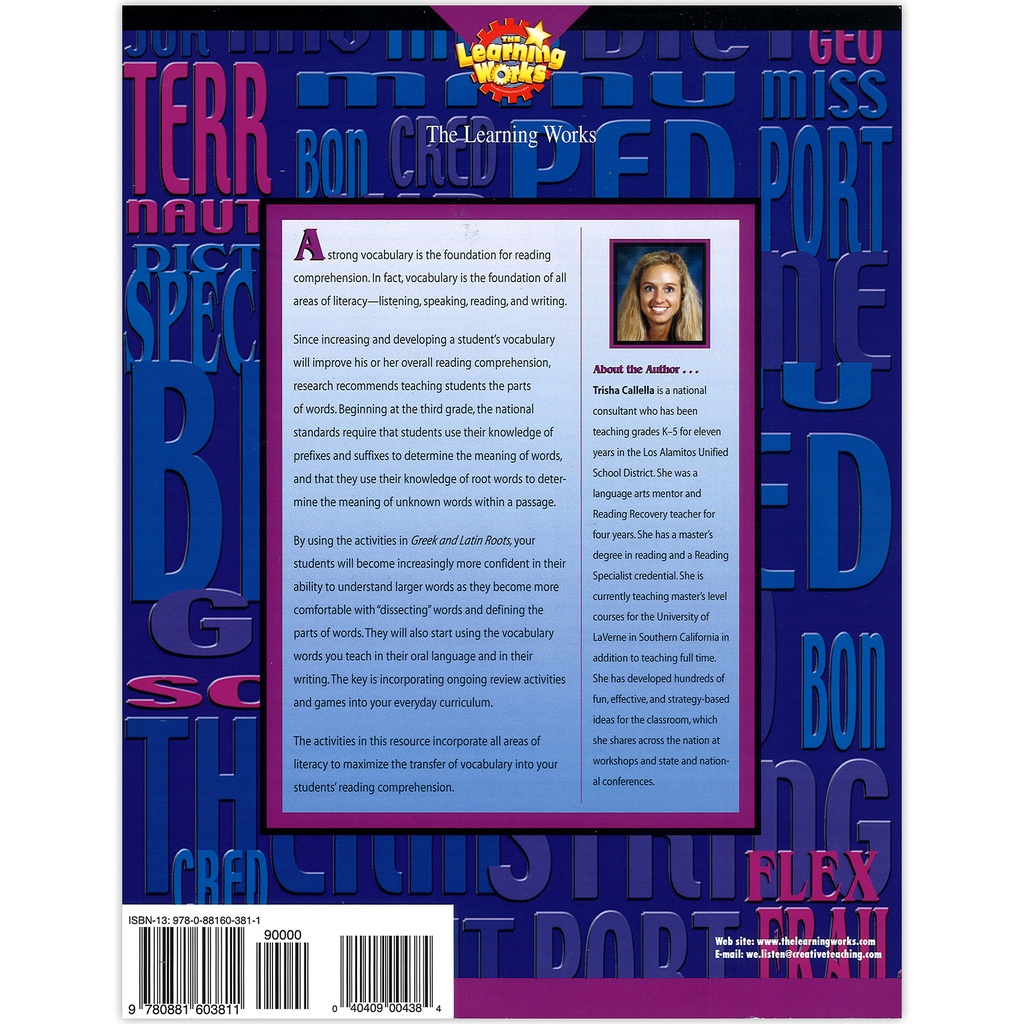 Greek and Latin Roots Book Grades 4-8