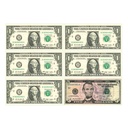 U.S. Dollars Math Die-Cut Magnets