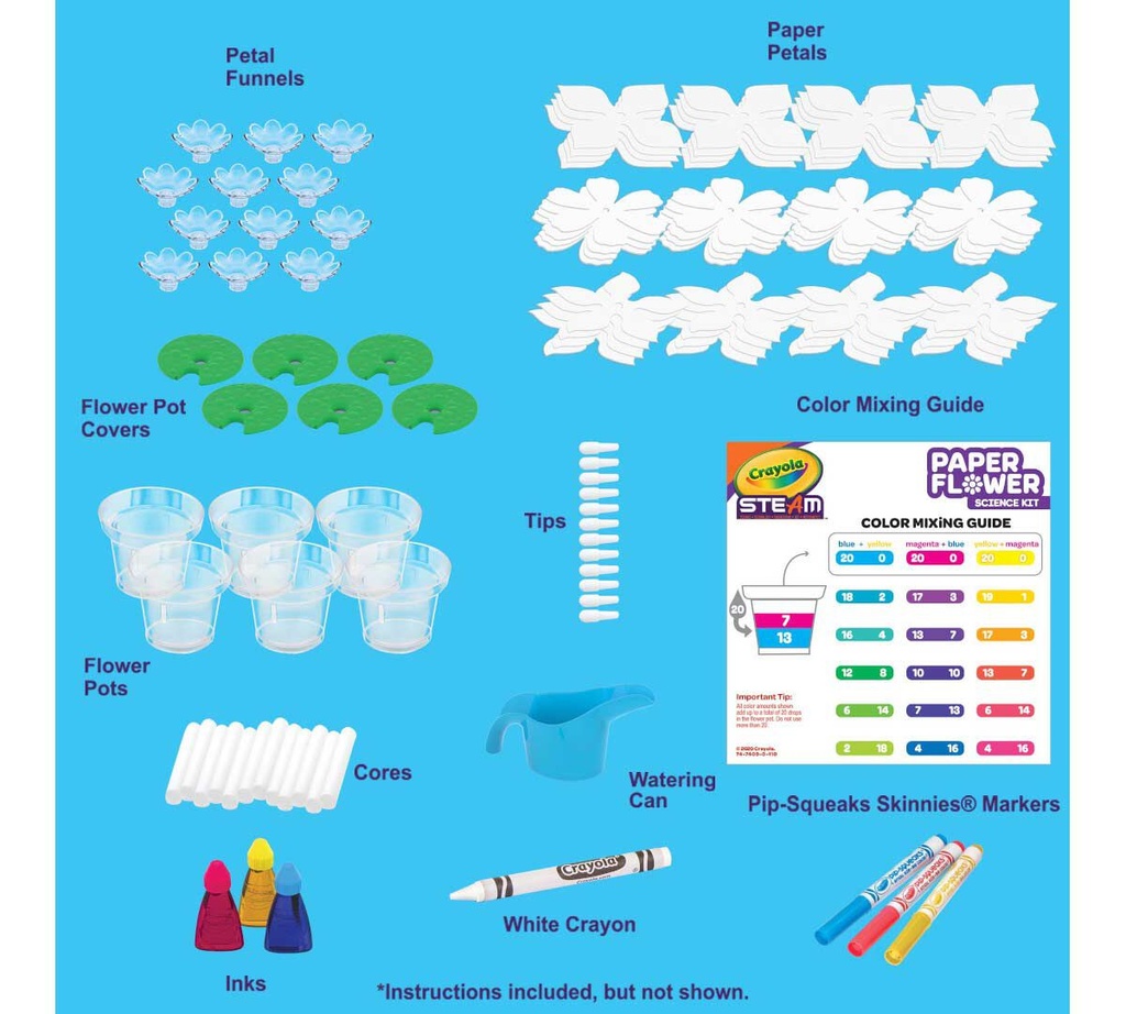 Crayola STEAM Paper Flower Science Kit