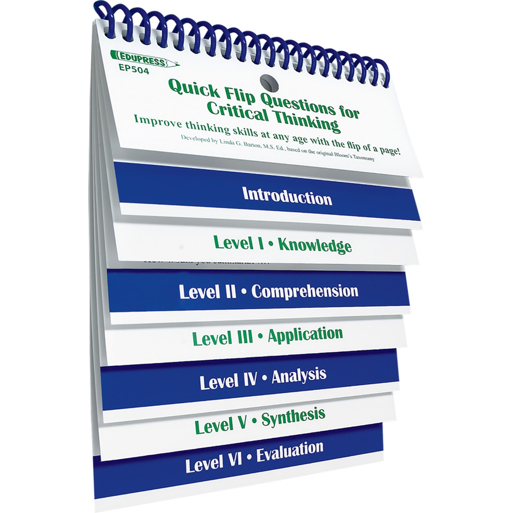 Questions for Critical Thinking Quick Flip Resource™
