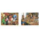 Multi-Cultural Family Puzzles Set of 6