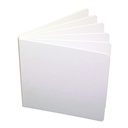 White Big Hardcover Blank Books 8.5" x 11" Portrait 6ct