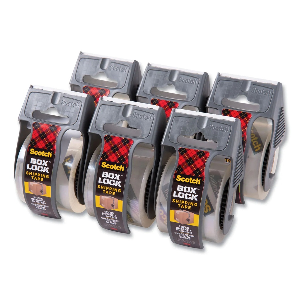 1.88 in x 22.2 yd Shipping Packaging Tape Pack of 6