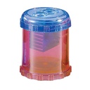 2-Hole Assorted Color Plastic Manual Pencil and Crayon Sharpeners 12ct