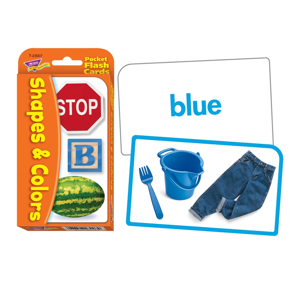 Shapes & Colors Pocket Flash Cards