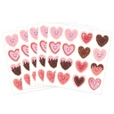 Frosted Heart Cookies Stickers