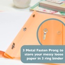 Pastel Colors 2-Pocket Poly Portfolio with 3 Prongs Pack of 48