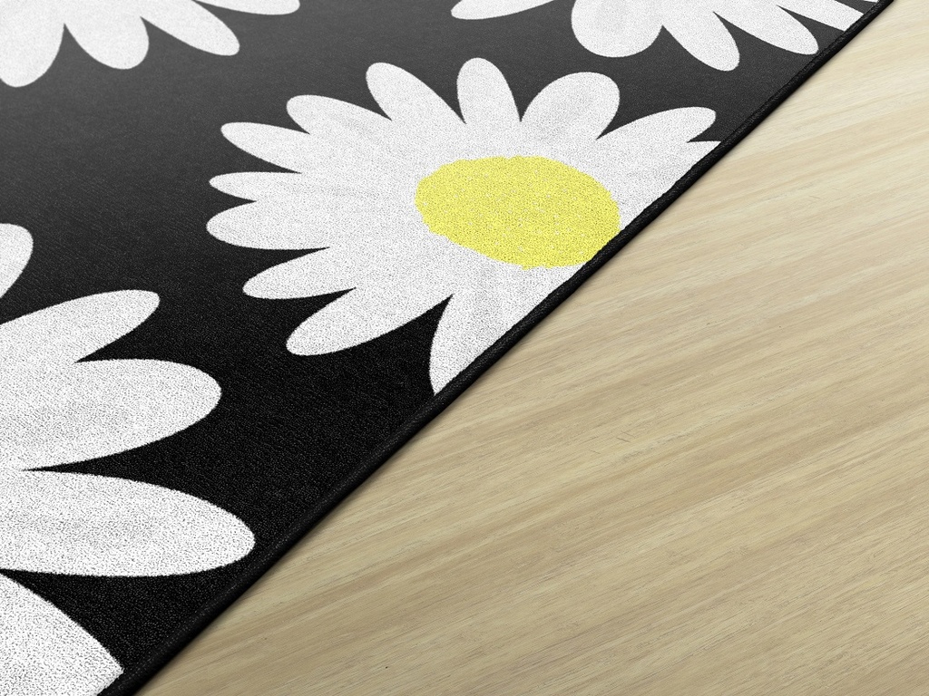 Schoolgirl Style Daisies 7'6" X 12' Rectangle Carpet 