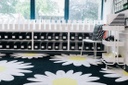 Schoolgirl Style Daisies 7'6" X 12' Rectangle Carpet 