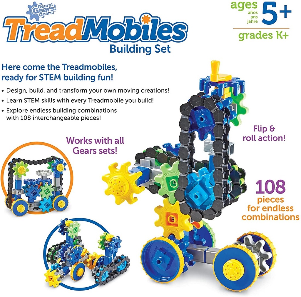 Gears! Gears! Gears! Treadmobiles Set