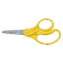 5" Pointed Assorted Colors Hard Handle Kids Scissors 03ct