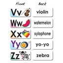 ABC Picture Words Double-Sided Magnets 27 Pieces