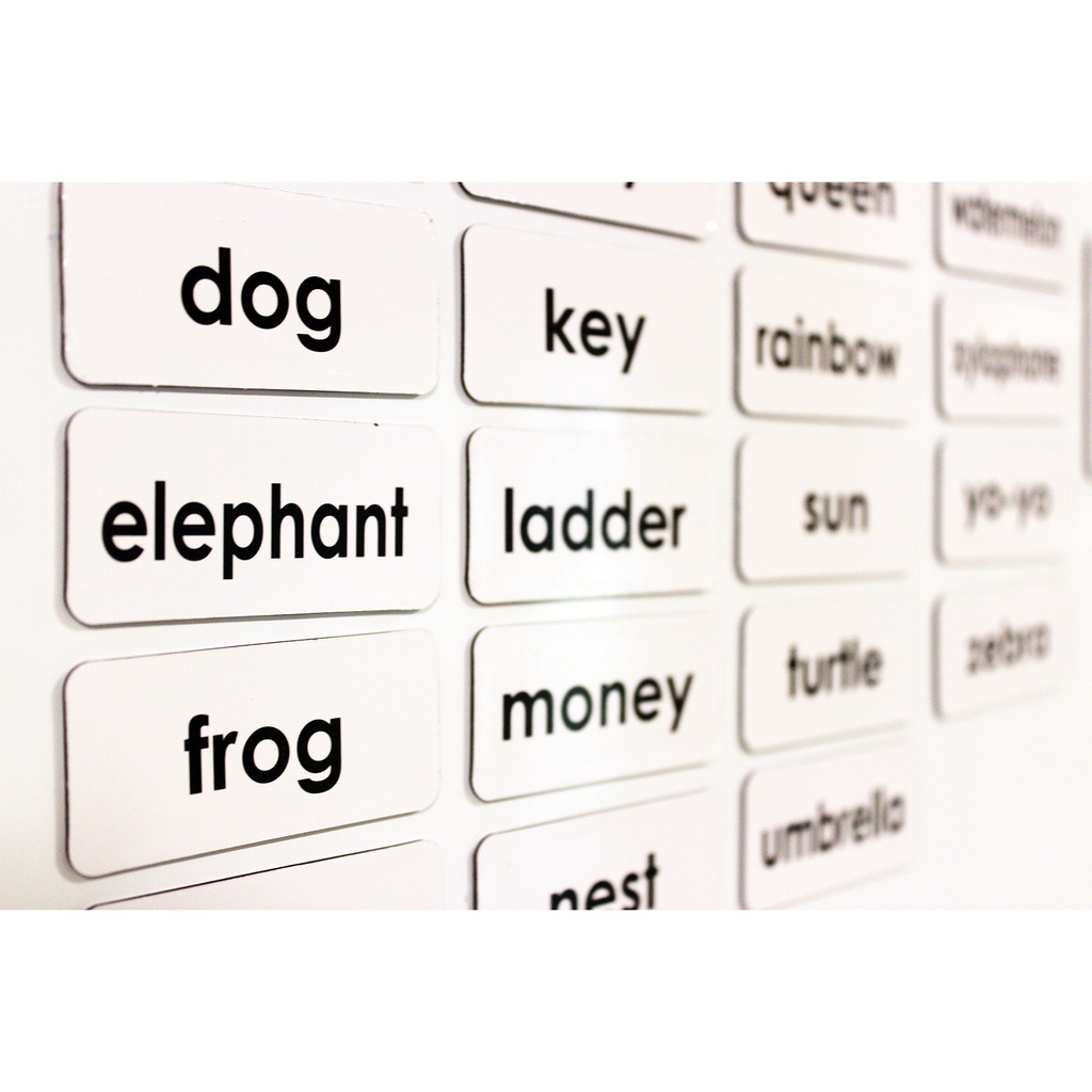 ABC Picture Words Double-Sided Magnets 27 Pieces