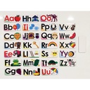 ABC Picture Words Double-Sided Magnets 27 Pieces