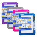 Assorted 5" x 7" Magnetic Locker Dry Erase Board with Marker