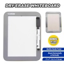 Assorted 5" x 7" Magnetic Locker Dry Erase Board with Marker