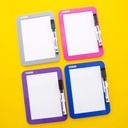Assorted 5" x 7" Magnetic Locker Dry Erase Board with Marker