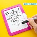 Assorted 5" x 7" Magnetic Locker Dry Erase Board with Marker