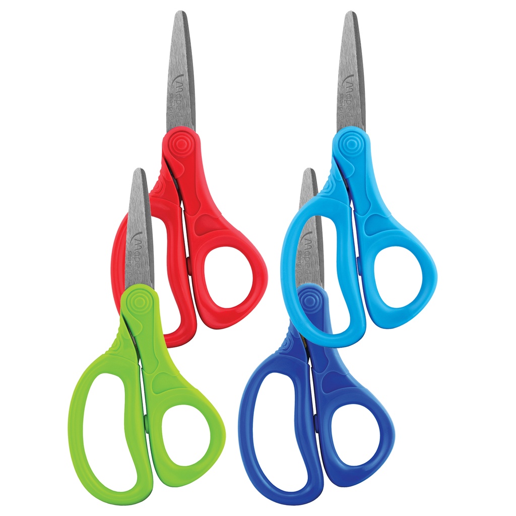 Assorted Essential 5" Pointed School Scissors